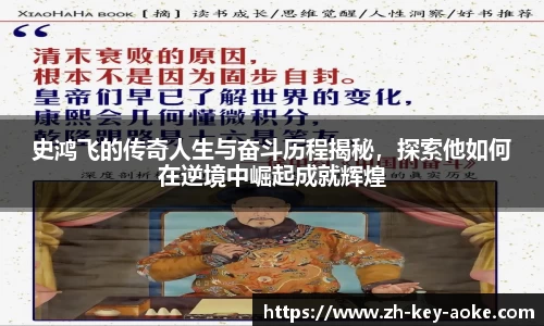 史鸿飞的传奇人生与奋斗历程揭秘，探索他如何在逆境中崛起成就辉煌